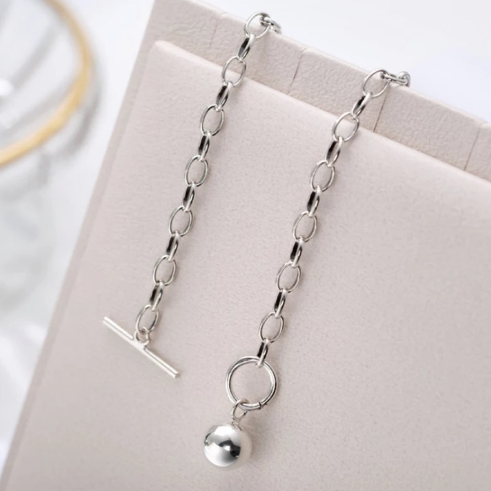 NEW 925 Sterling Silver Pendant Choker Necklace - Picture 5 of 5